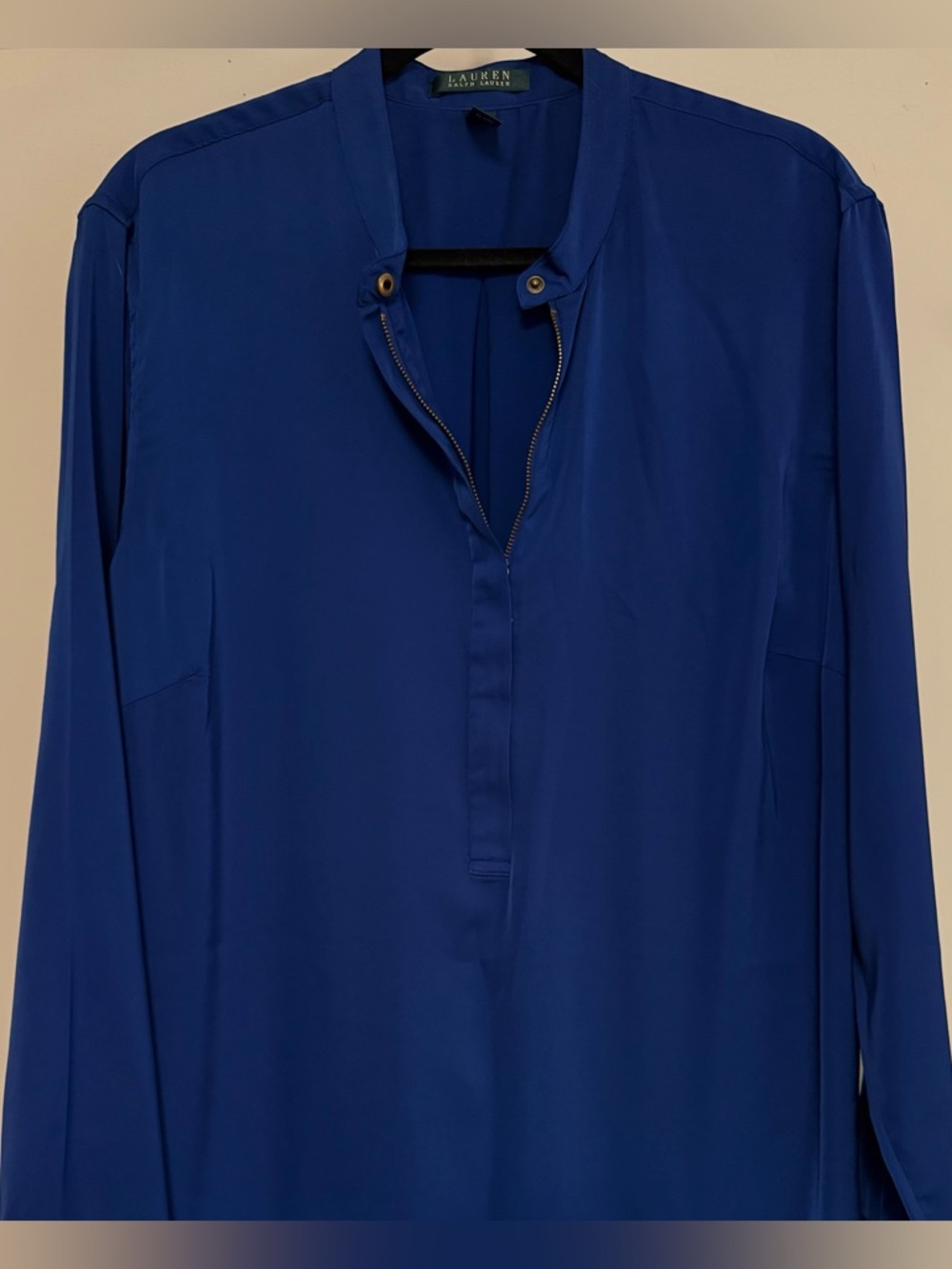 Ralph Lauren Quarter Zip Blouse